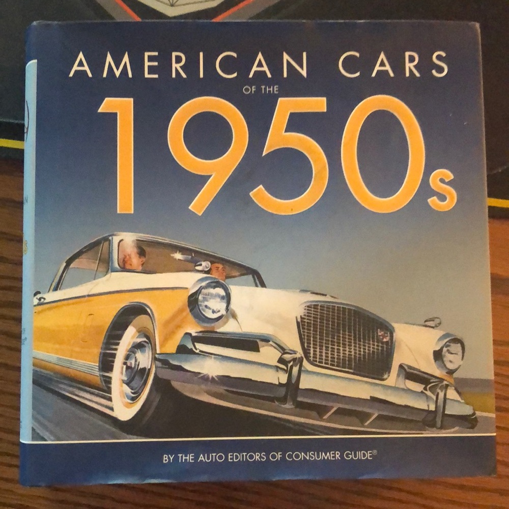 American cars 1950s coffee table book